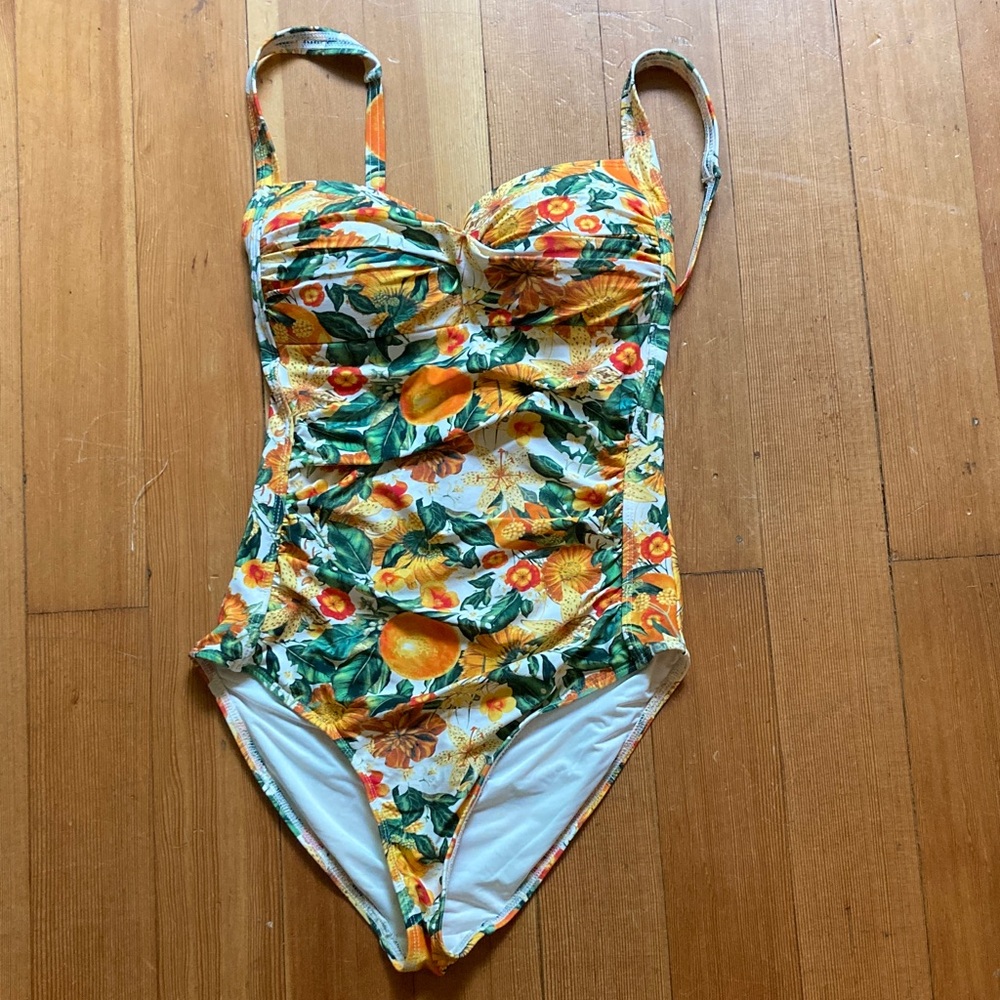 Tropical Floral Women's One Piece Swimsuit
